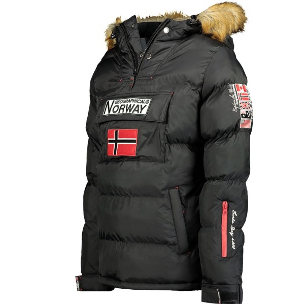 Geografia Noruega Chaqueta De Hombre Boker Negro Black